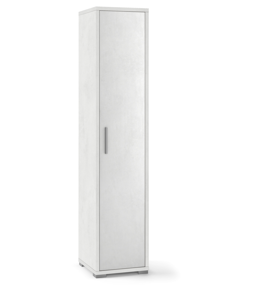 COLONNA 1 ANTA OSSIDO BIANCO, 39X182X41 CM