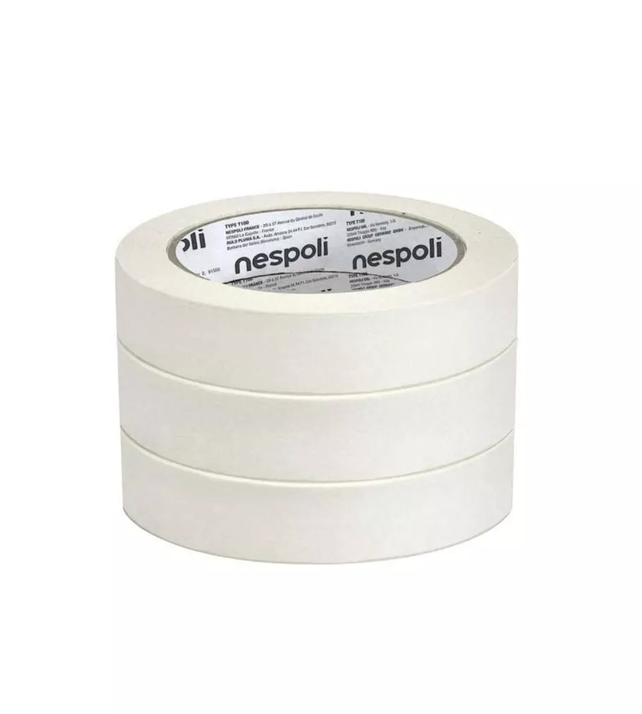 NASTRO ADESIVO PER MASCHERATURA 25MMX50 MT 3 PEZZI