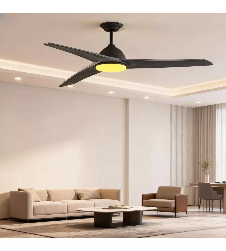 VENTILATORE DA SOFFITTO IGNIP GRIGIO 70W