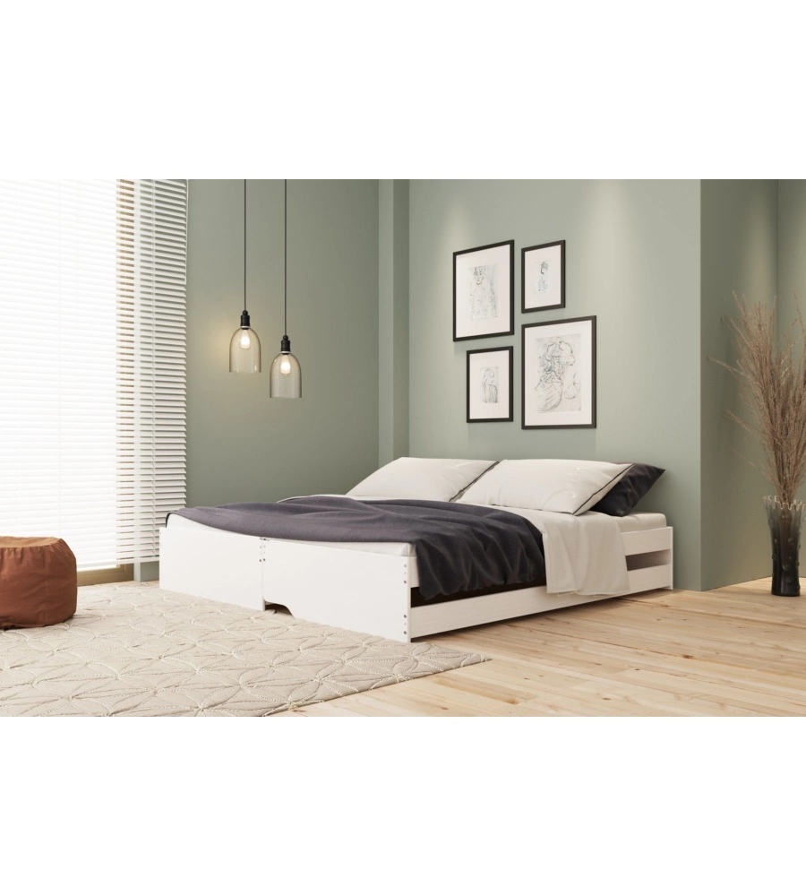 LETTO SINGOLO TRASFORMABILE IN 3 LETTI 90X200 CM