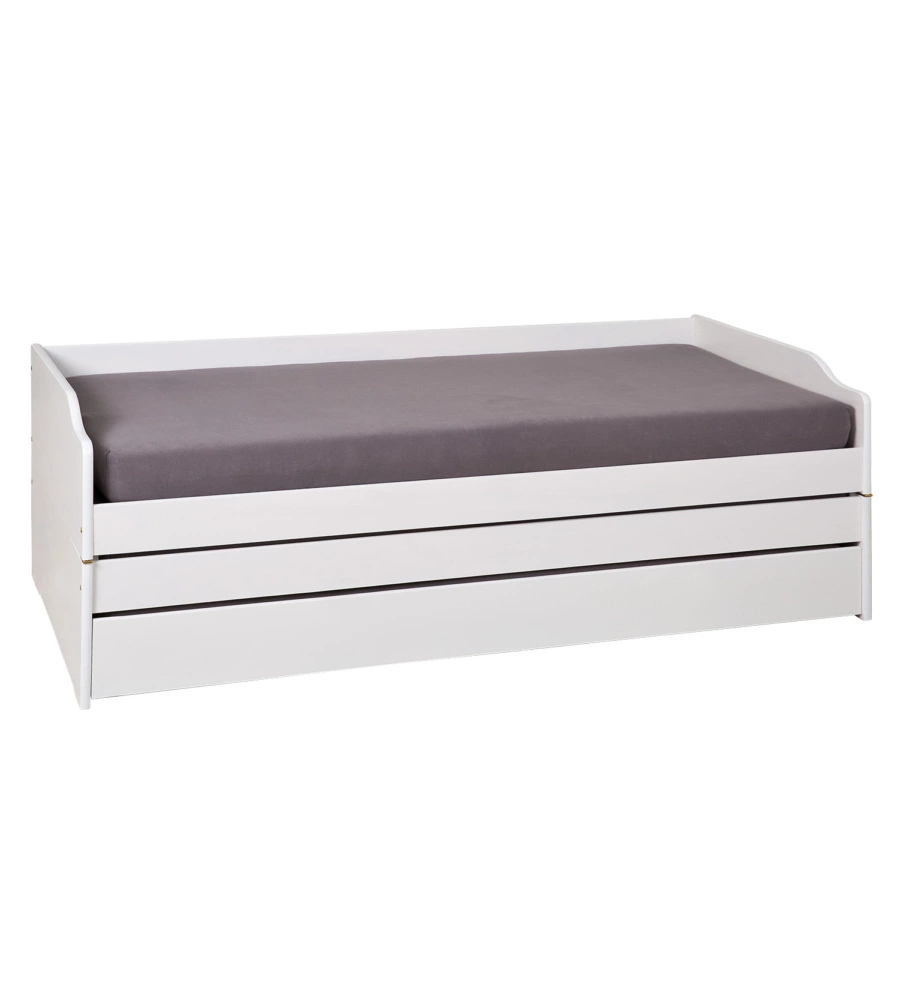 LETTO SINGOLO TRASFORMABILE IN 3 LETTI 90X200 CM