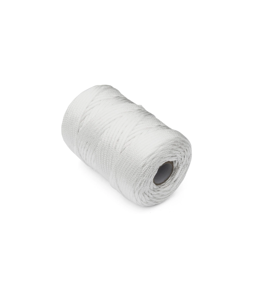TRECCIA PER RILOGA IN POLIPROPILENE Ø 2,5 MM. BIANCA 100 MT.