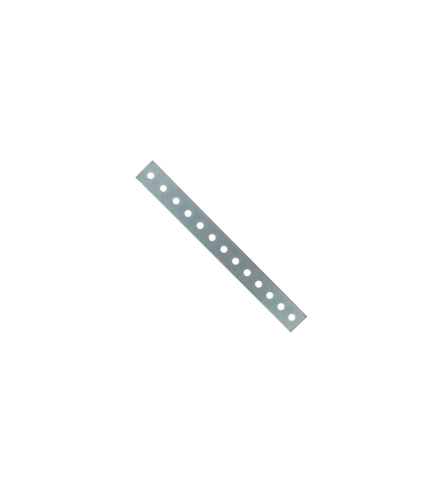 PIASTRINA DRITTA FORATA 200 X 20 SPESSORE 2 MM.