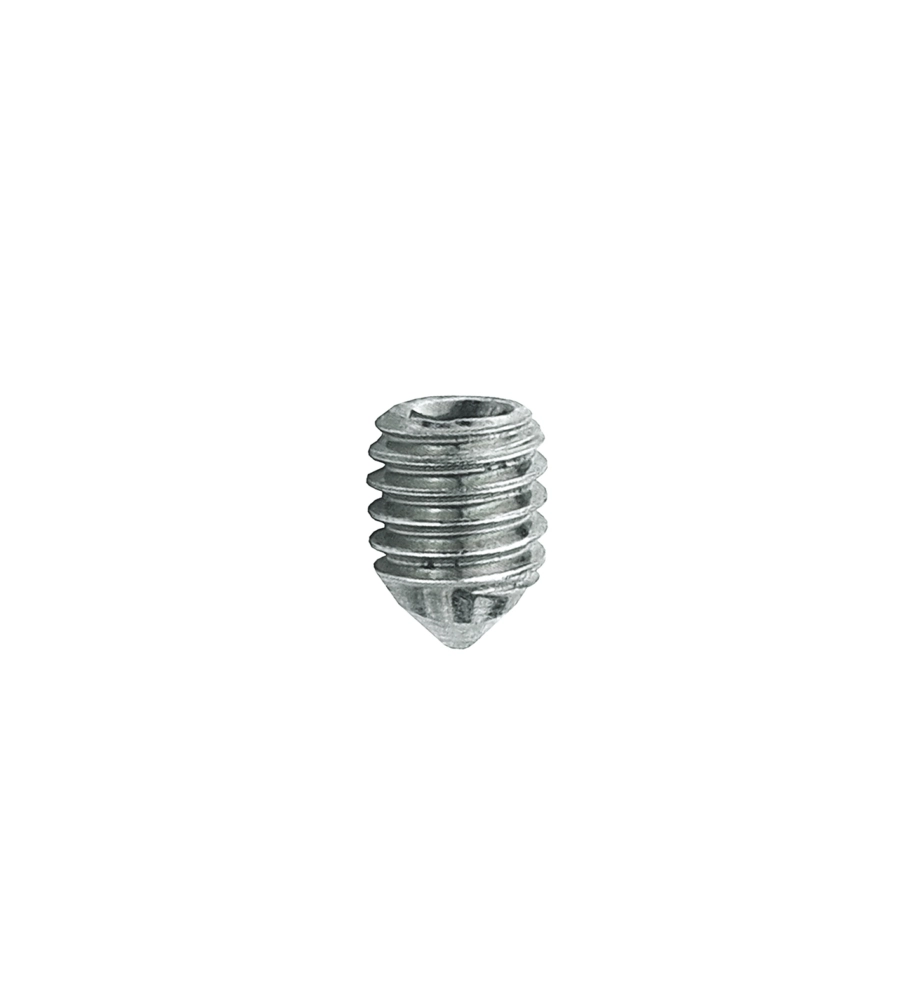 GRANI PER MANIGLIE ZINCATO BIANCO M5X10 MM. - 10 PZ.