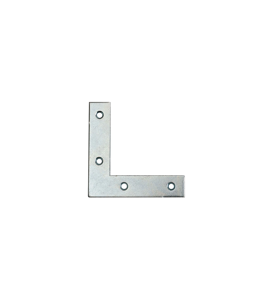 ANGOLI DI RINFORZO IN ACCIAIO ZINCATO BIANCO 30 X 30 MM. 4 PZ.