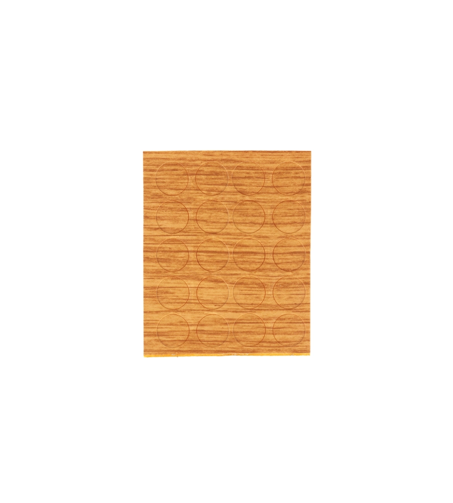 COPRIVITE ADESIVI Ø 13 MM. COLORE FRASSINO 20 PZ.