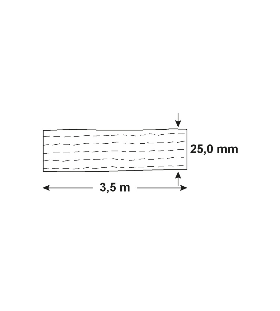 CINGHIA DI ANCORAGGIO 245 KG. CON TENDITORE E CINGHIA CON GANCIO 25 MM. X 3,5 MT.