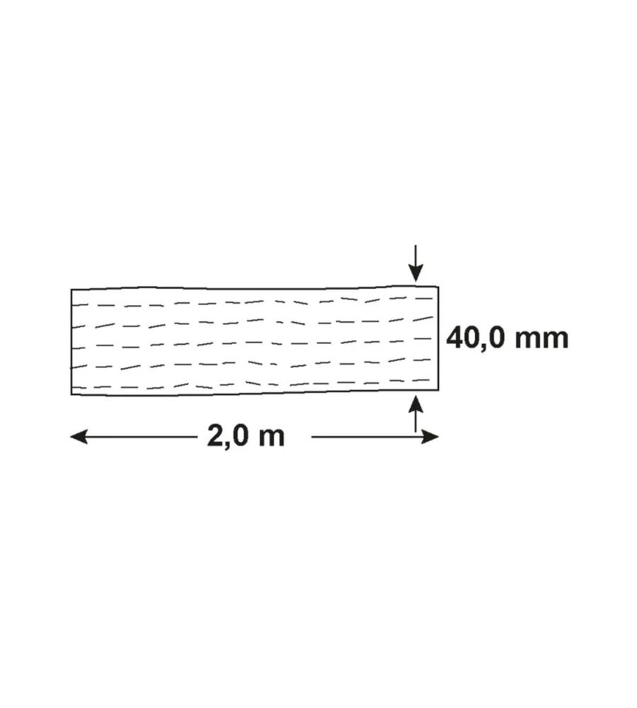 CINGHIA DI SOLLEVAMENTO 1000 KG. AD ANELLO 40 MM. X 4 MT.