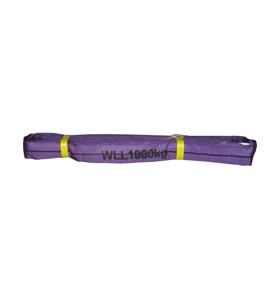 CINGHIA DI SOLLEVAMENTO 1000 KG. AD ANELLO 40 MM. X 4 MT.