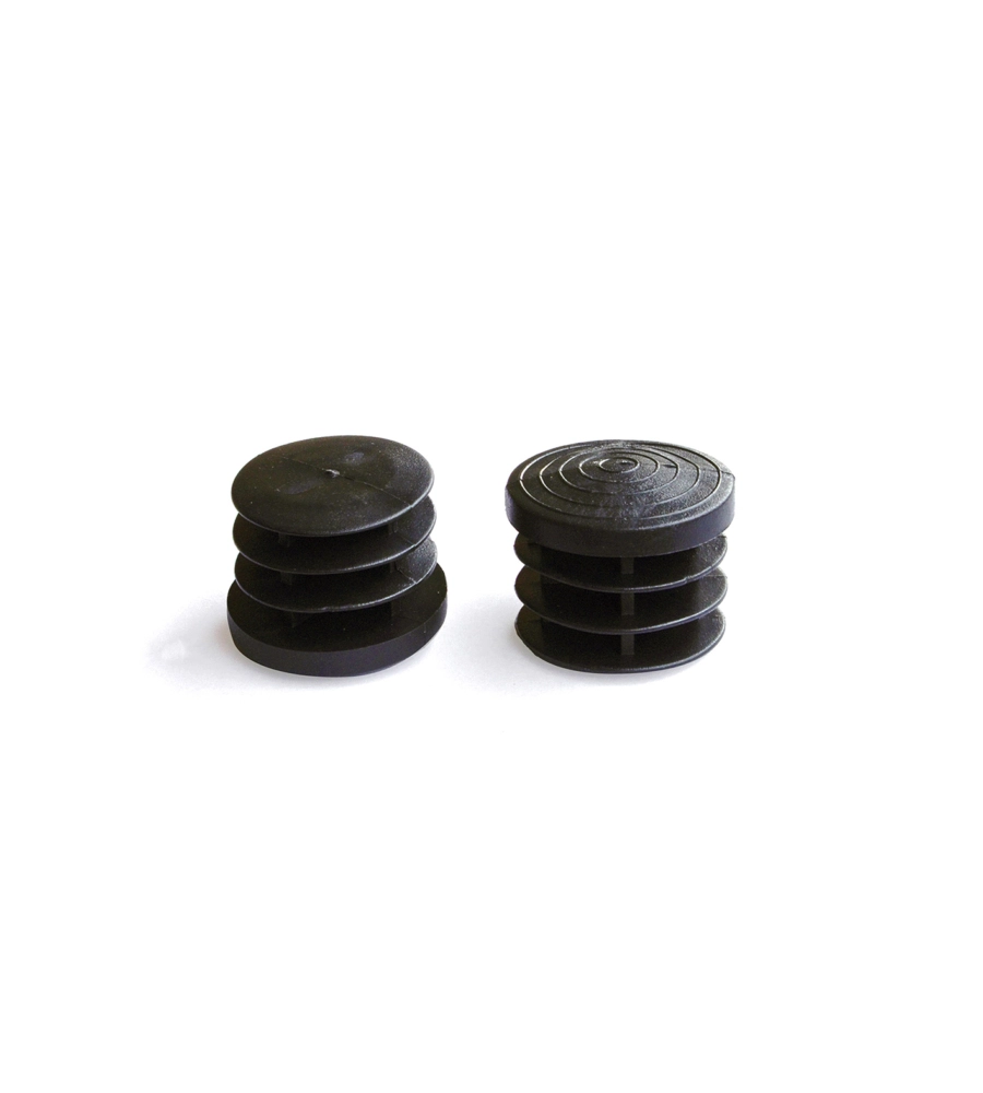 PUNTALI INTERNI ALETTATI TONDI NERI Ø 35 MM. 4 PZ.
