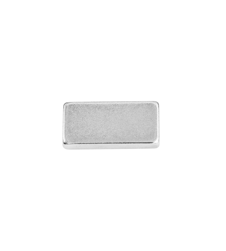 MAGNETE NEODIMIO RETTANGOLARE 20X10X3 FORZA 4 KG 6 PZ
