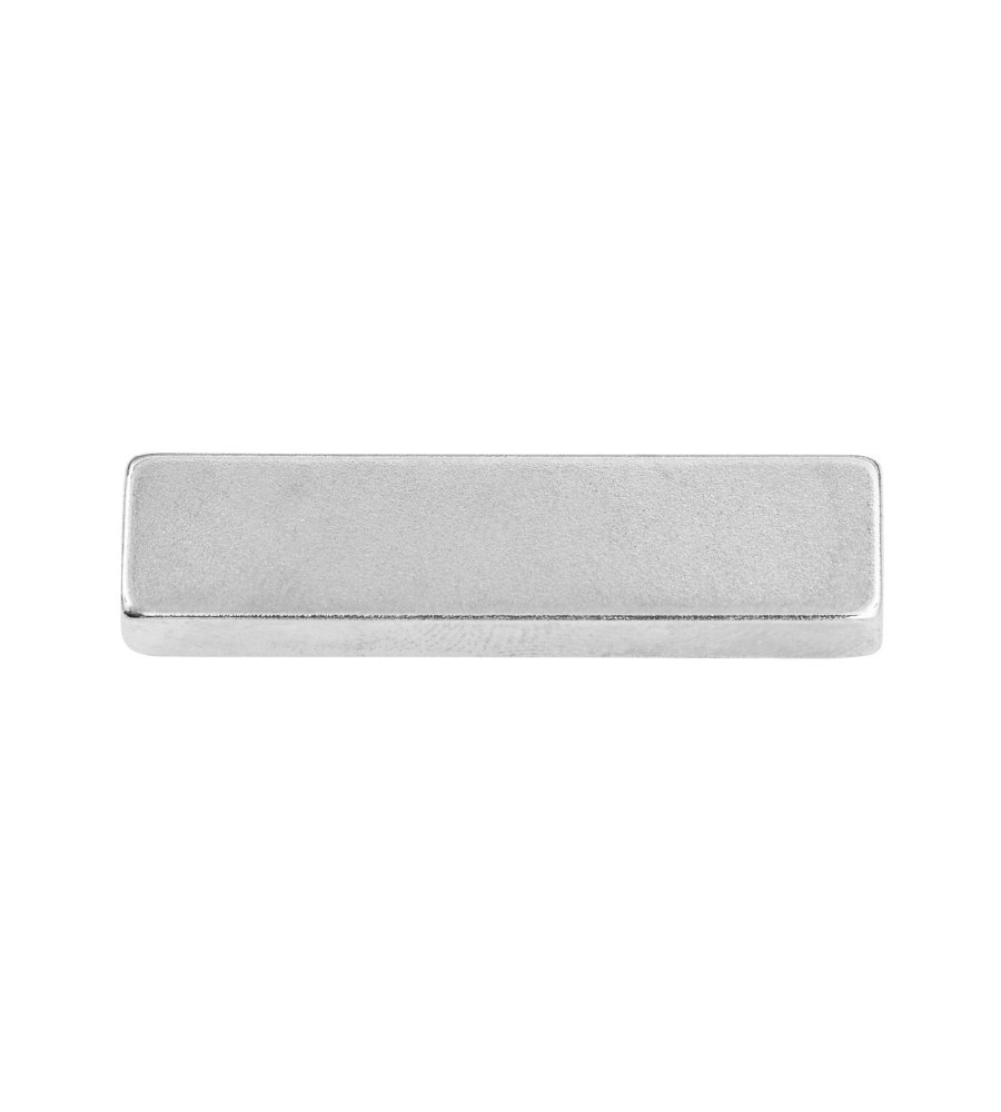 MAGNETE NEODIMIO RETTANGOLARE 40X10X5 FORZA 18 KG 2 PZ