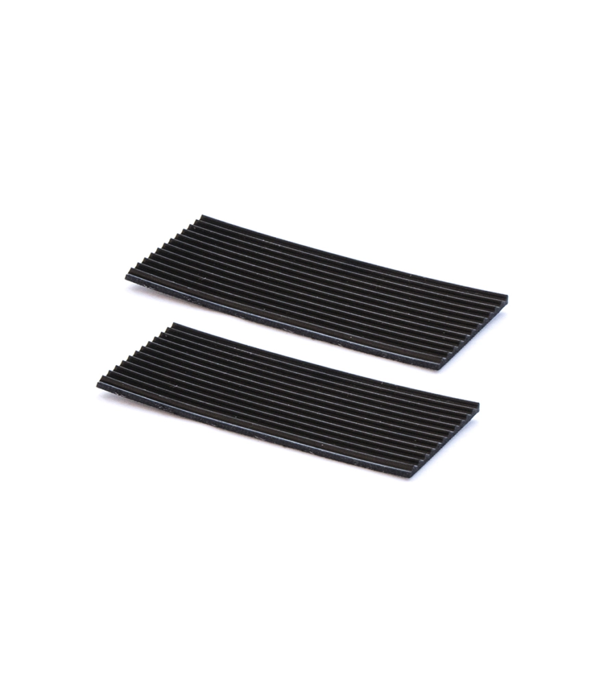 ANTISCIVOLO ANTIVIBRAZIONE IN GOMMA NERA 35X70 MM. SPESSORE 2,5 MM. 4 PZ.