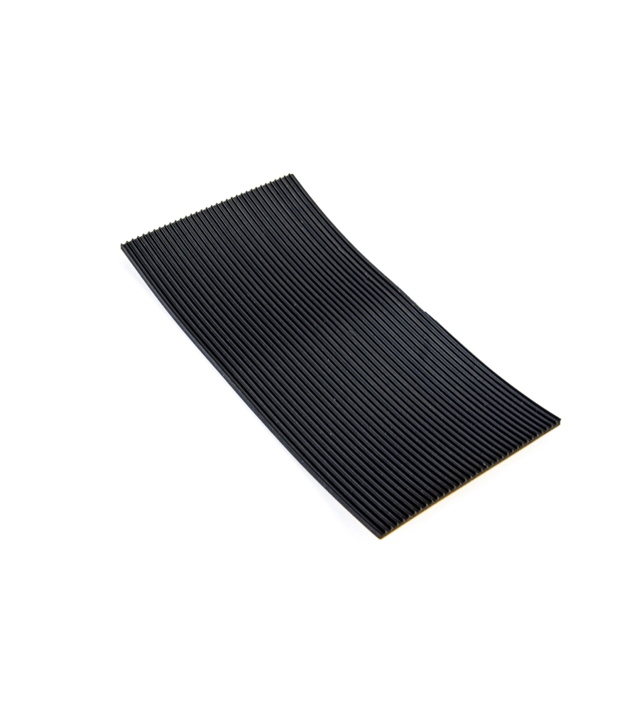 ANTISCIVOLO ANTIVIBRAZIONE IN GOMMA 100X200 MM. SPESSORE 2,5 MM. NERO