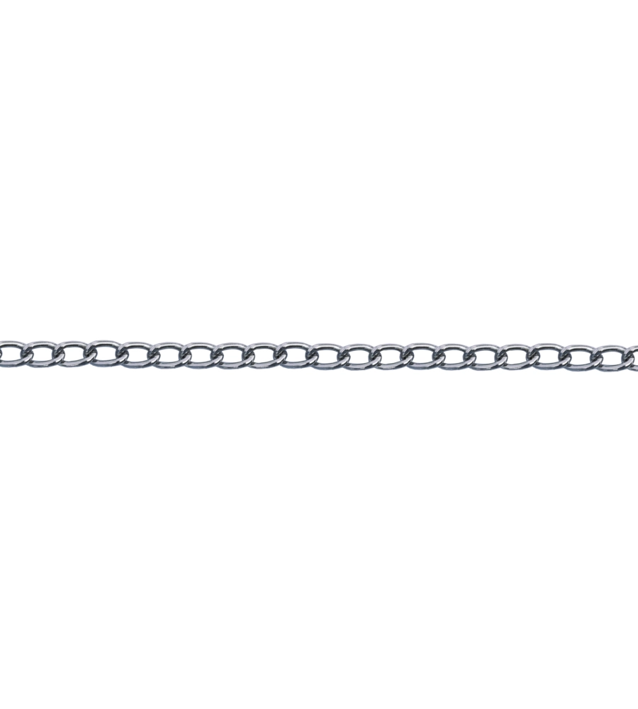 CATENA RITORTA PRETAGLIATA Ø 2,5 MM. IN ACCIAIO NICHELATO 2,5 MT.