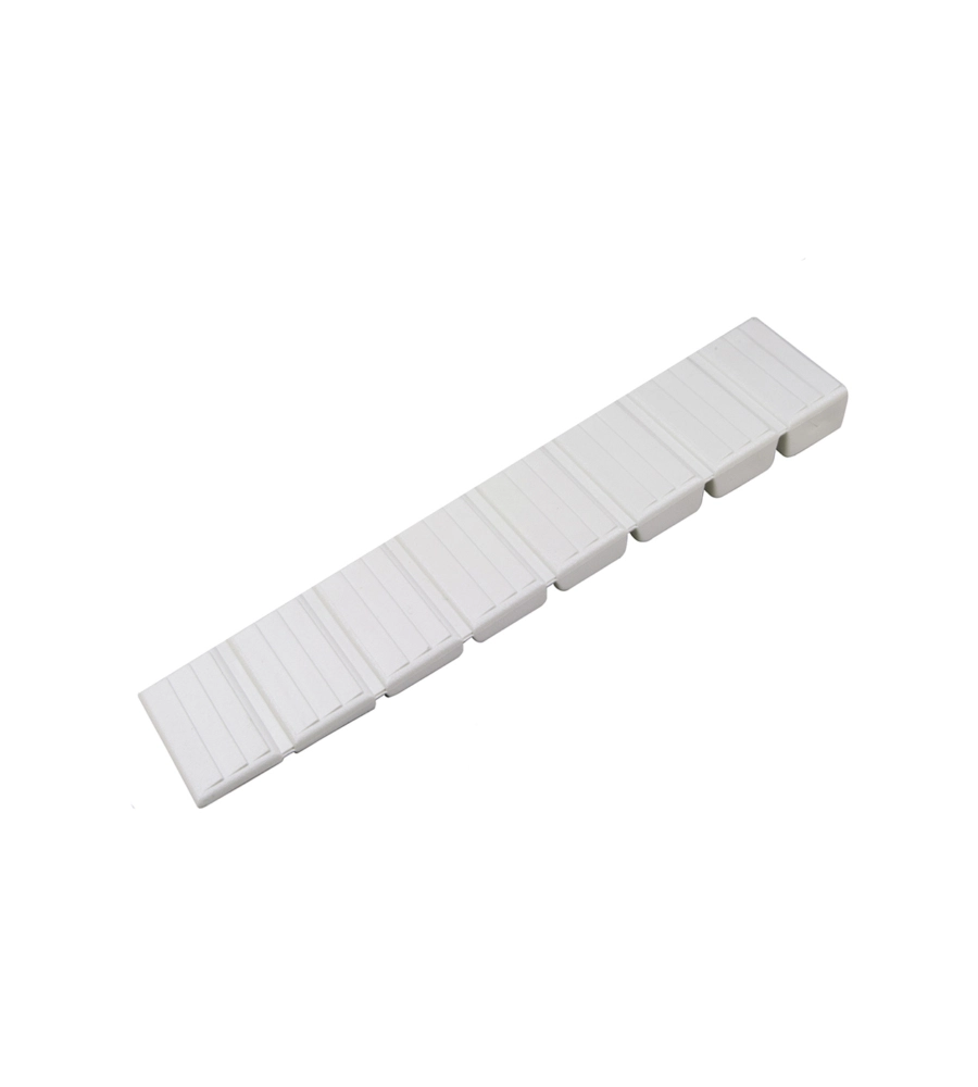 CUNEI LIVELLANTI PER MOBILI IN PLASTICA BIANCA 10 PZ.