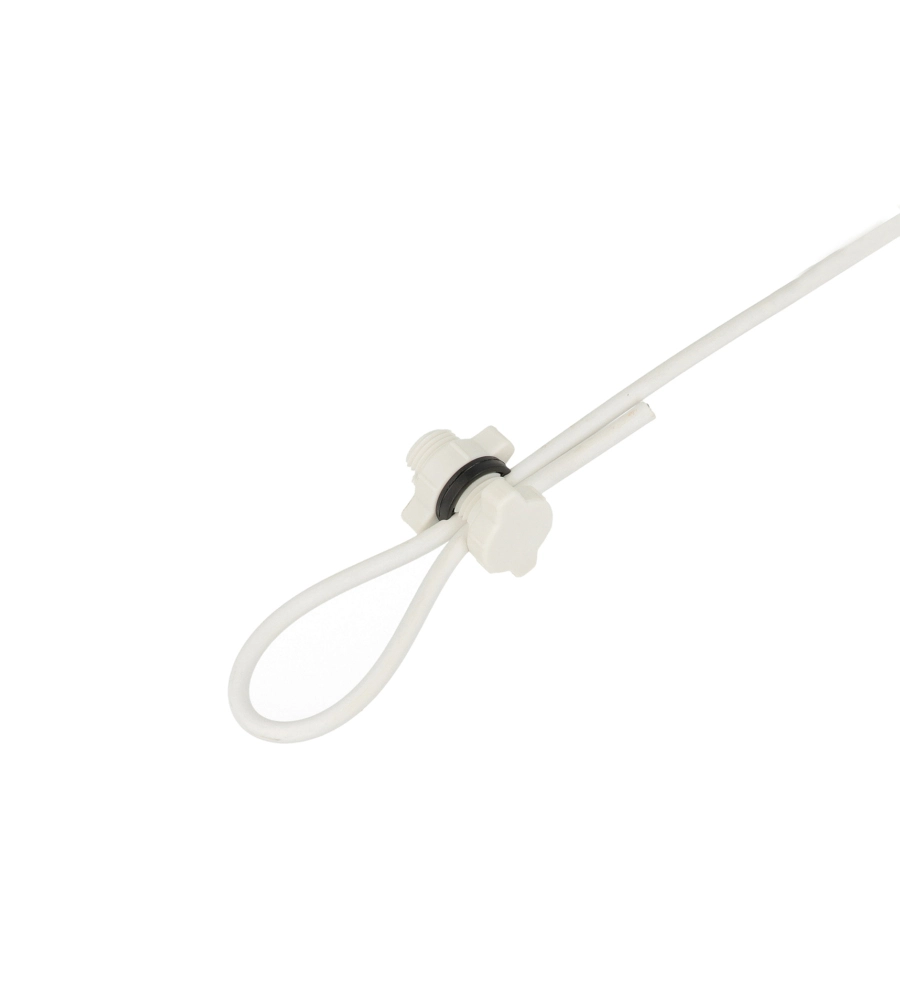 KIT CAVO STENDIBIANCHERIA Ø 4 X 20 MT. BIANCO + 2 MORSETTI