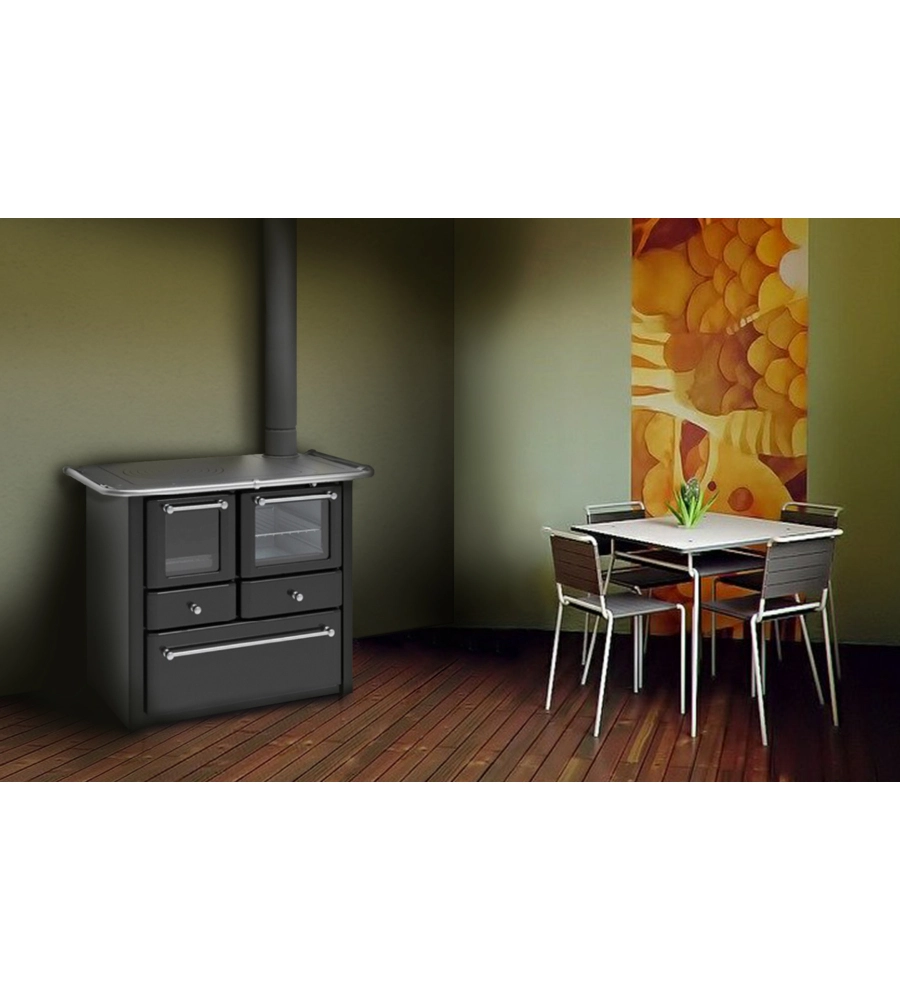 CUCINA A LEGNA VULCANIA "EMILIA PLUS" 6,3 KW
