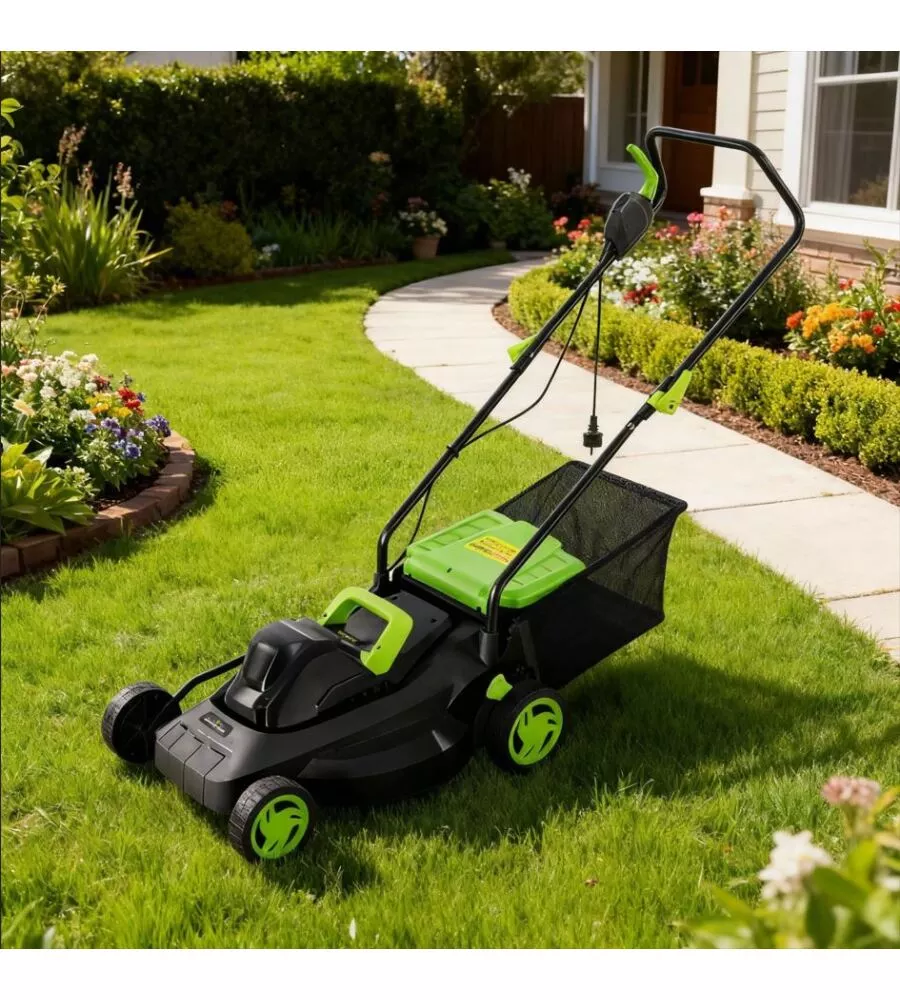 TAGLIAERBA ELETTRICO A SPINTA SUPHERBA "SH1700" TAGLIO 40 CM 1700 W