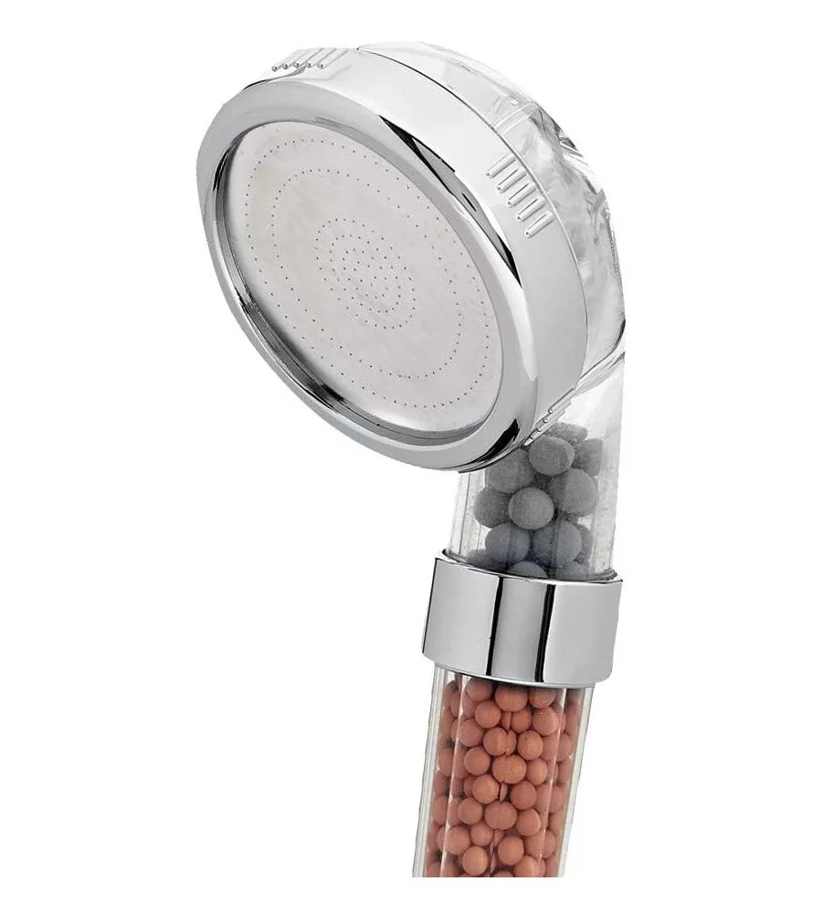 SOFFIONE DOCCIA RELAX CON SALI MINERALI, Ø 8 CM