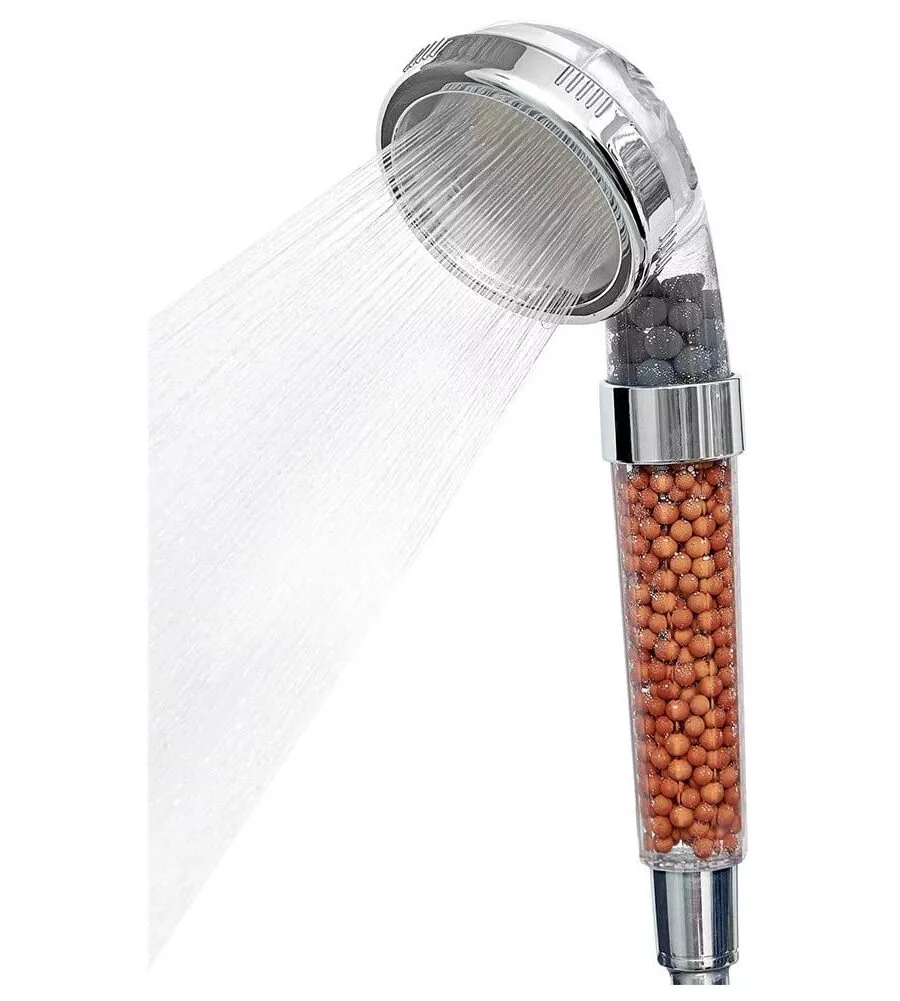 SOFFIONE DOCCIA RELAX CON SALI MINERALI, Ø 8 CM