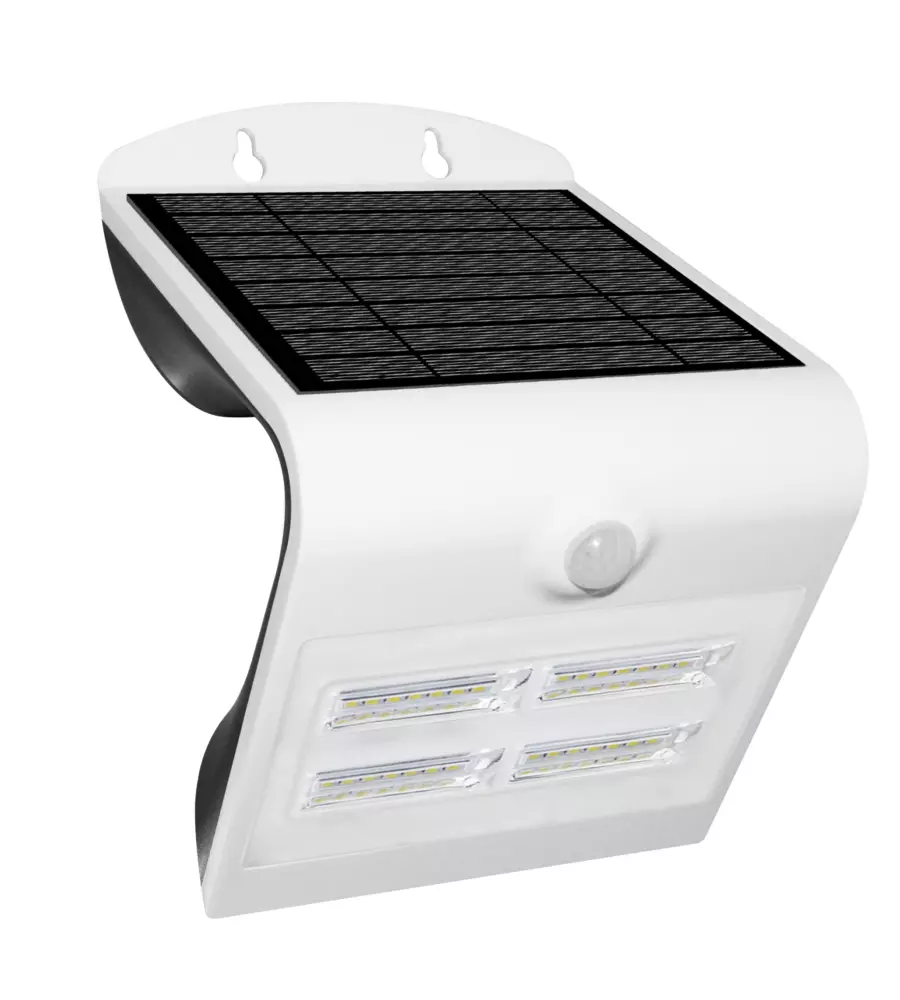APPLIQUE ARCADIA 3.2 BIANCO - APPLIQUE CON PANNELLO SOLARE - 3.2 W 400 L