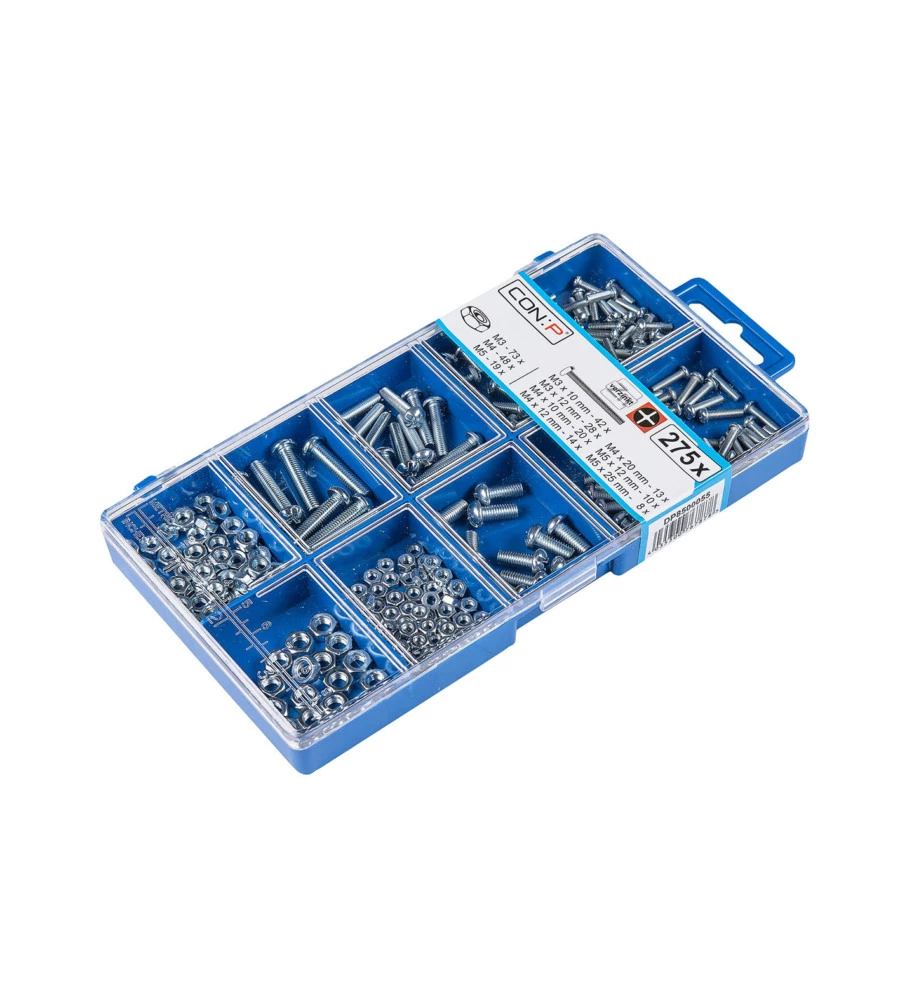 ASSORTIMENTO VITI METRICHE 275 PZ.