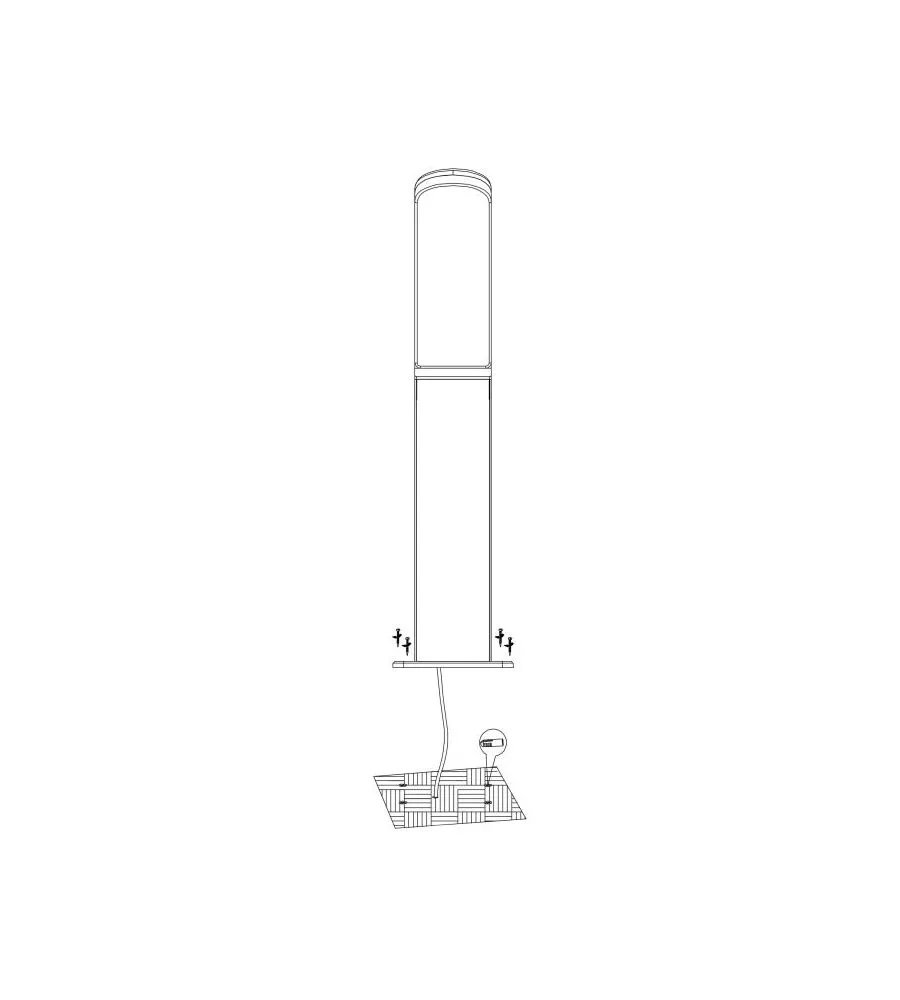 LAMPADA LED DA TERRA "FIUMICINO" 1300 LM, 11W