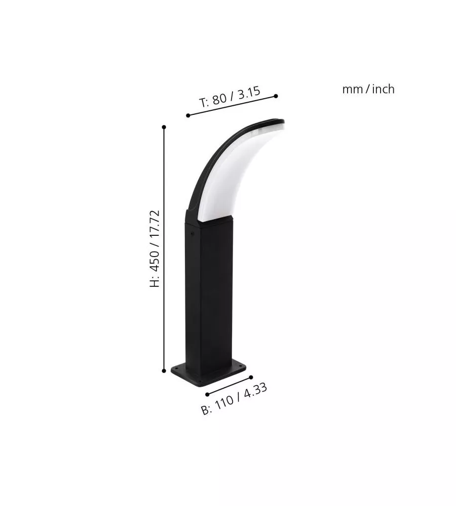LAMPADA LED DA TERRA "FIUMICINO" 1300 LM, 11W