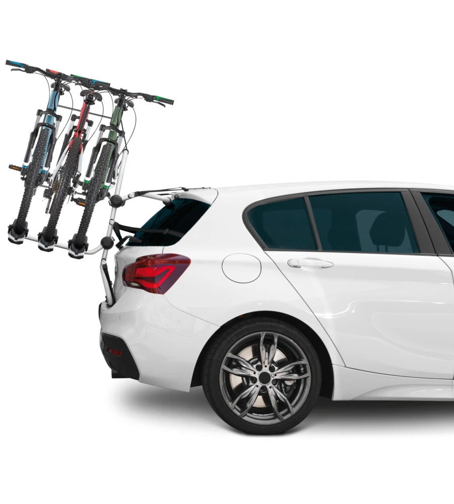PORTABICICLETTE POSTERIORE "RADIUS" PER 3 BICI - N50215