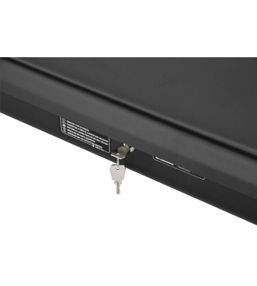 BOX TETTO PER AUTO 330 LITRI IN ABS NERO GOFFRATO - N60004