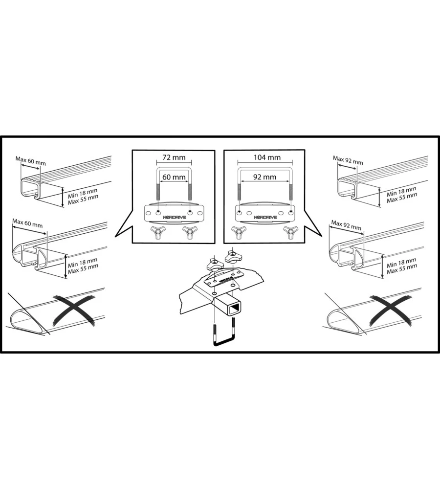 BOX TETTO PER AUTO 430 LITRI IN ABS NERO LUCIDO - N60012