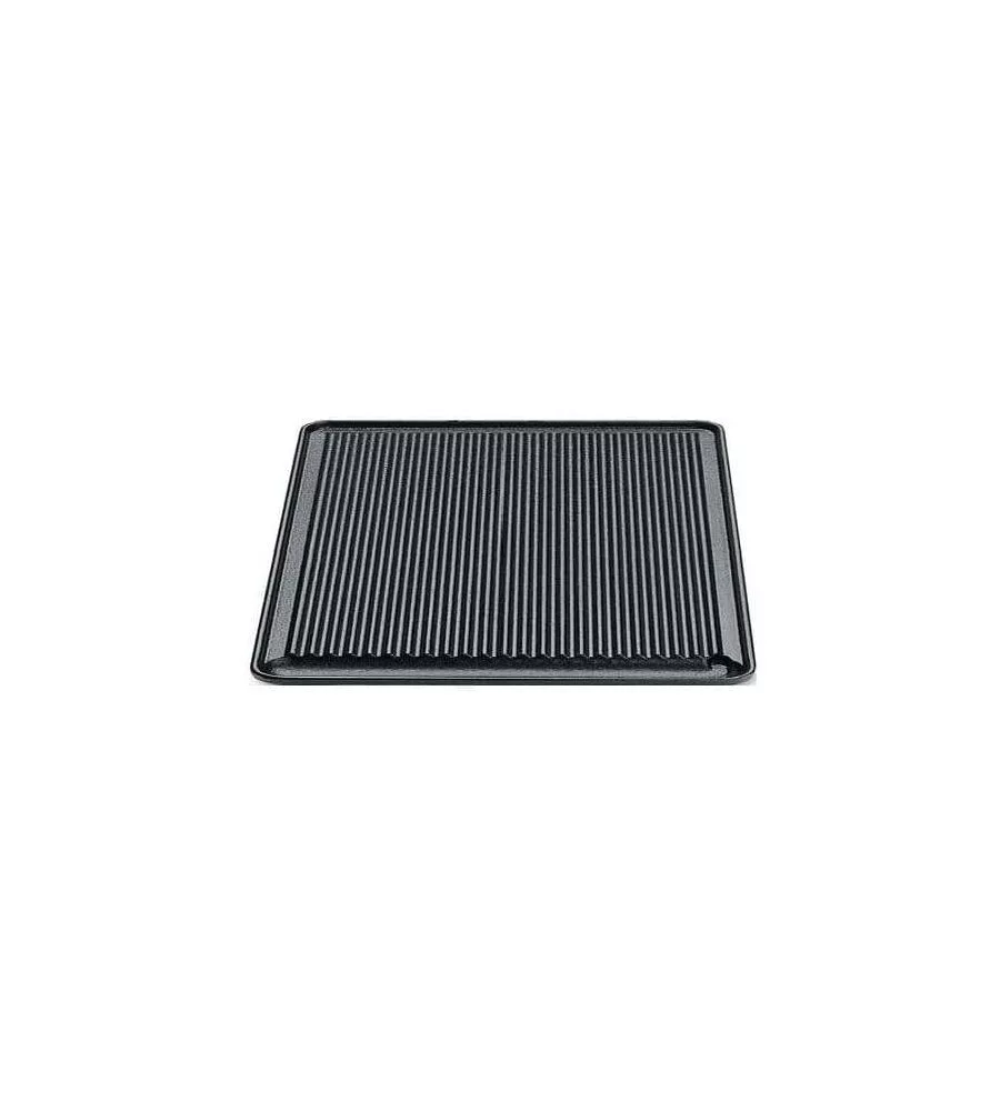 PIASTRA DI COTTURA PER BARBECUE OMPAGRILL IN GHISA RIGATA 40X43 CM