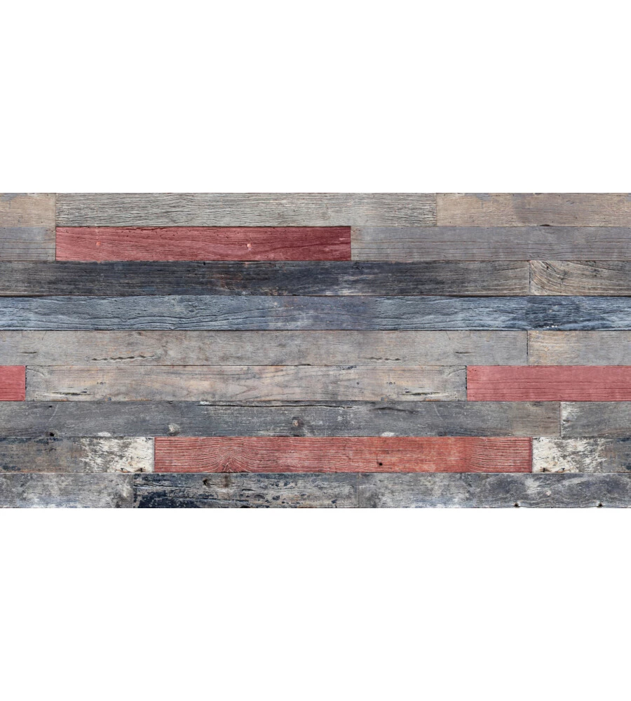 LASTRA DECORATIVA IN POLIPROPILENE CON STAMPA EFFETTO COLOR WOOD, 100X50 CM