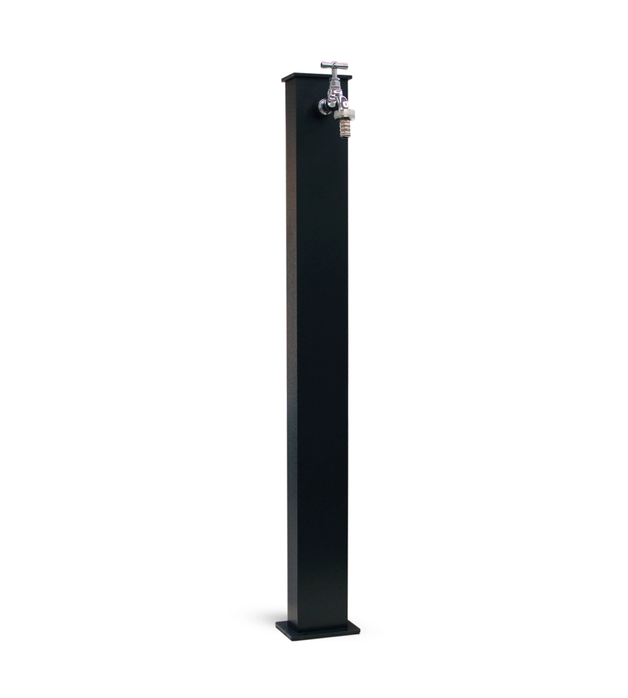 FONTANA DA GIARDINO VEDOVELLA "YORK" NERO, 11X8X82 CM - KAM