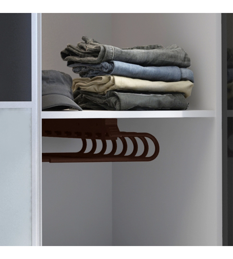 PORTA PANTALONI DX ESTRAIBILE PER ARMADIO MOKA - EMUCA.