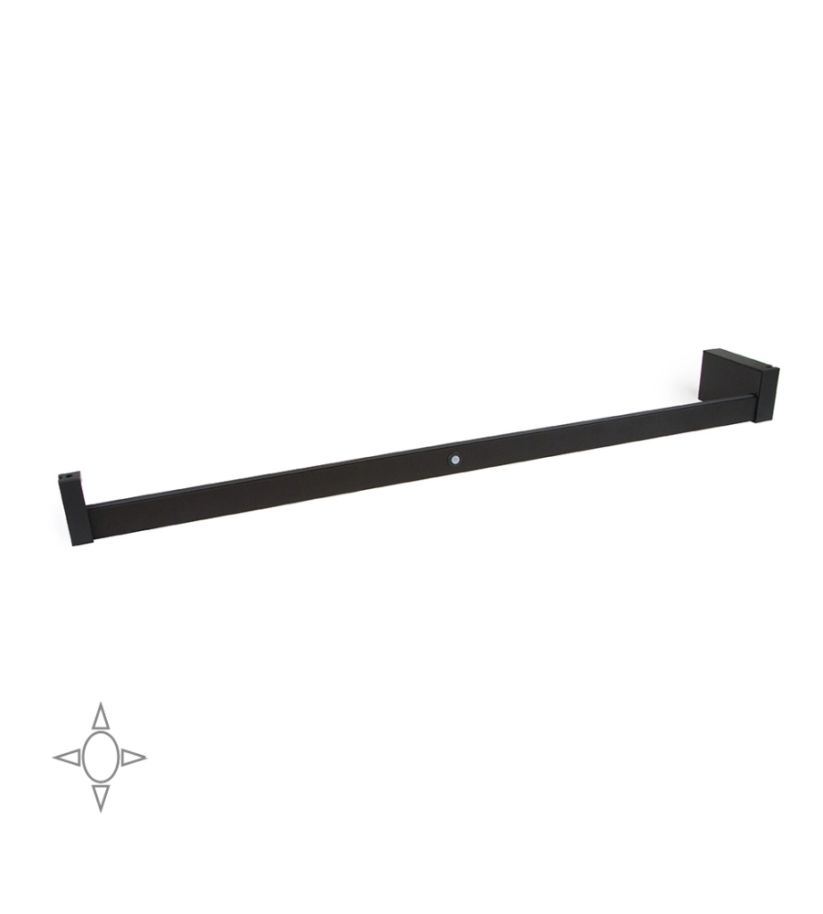 BARRA APPENDIABILI PER ARMADI REGOLABILE 858-1.008 MM BATTERIA RIMOVIBIL E SENSORE DI MOVIMENTO COLORE MOKA - EMUCA.