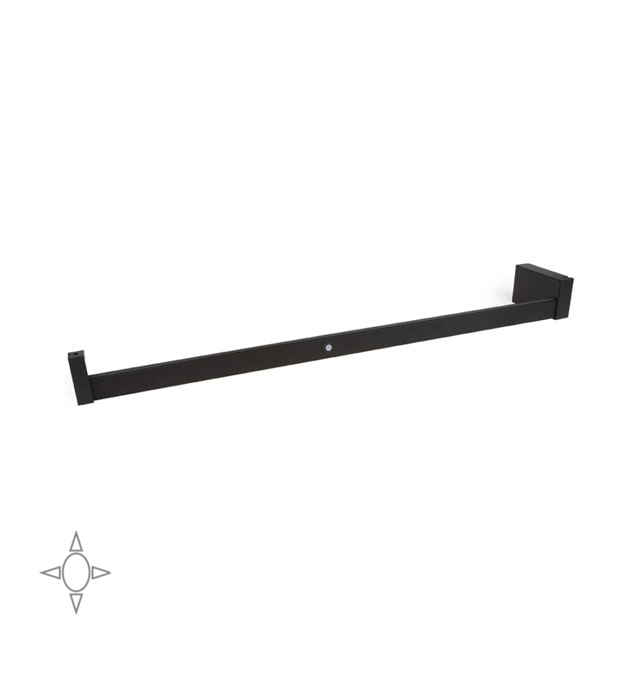 BARRA APPENDIABILI PER ARMADI REGOLABILE 708-858 MM BATTERIA RIMOVIBIL E SENSORE DI MOVIMENTO COLORE MOKA - EMUCA.