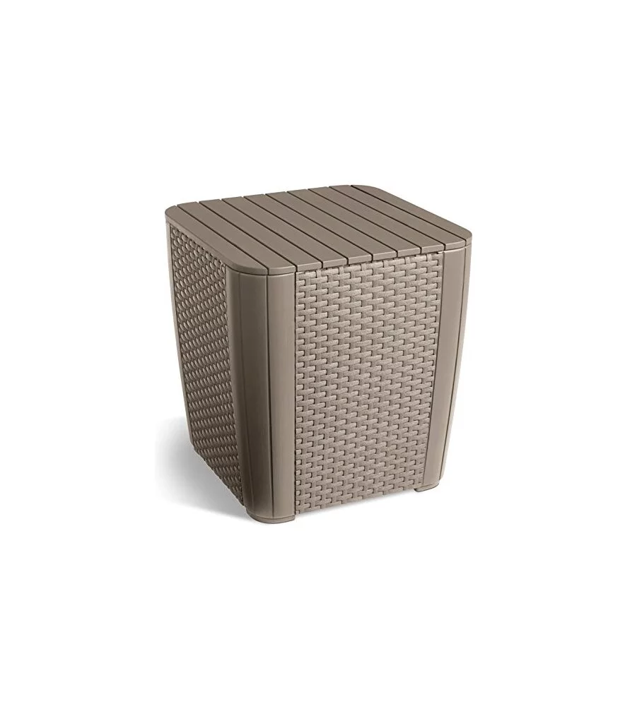 SET DA GIARDINO "IOWA BALCONY" CON 2 POLTRONE E TAVOLO, COLOR COLOR CAPPUCCINO - KETER