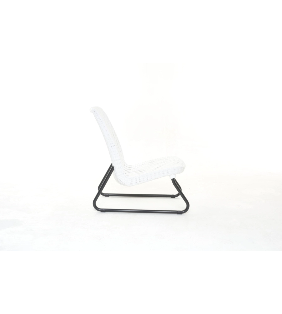 SET DA GIARDINO "RIO BALCONY" CON 2 POLTRONE E TAVOLO, COLORE BIANCO - KETER