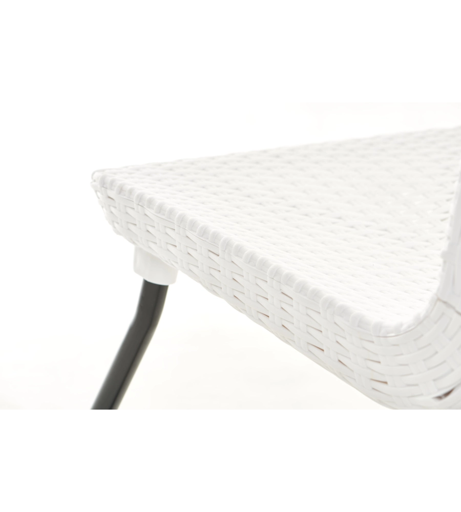 SET DA GIARDINO "RIO BALCONY" CON 2 POLTRONE E TAVOLO, COLORE BIANCO - KETER