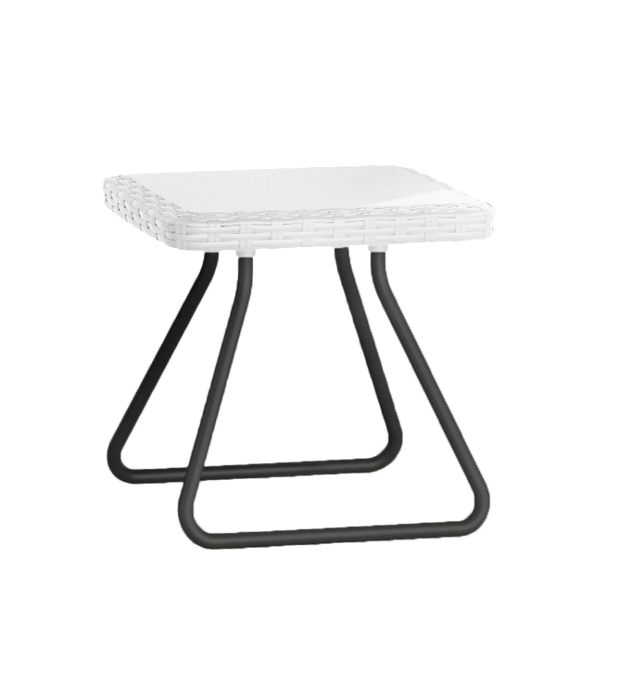 SET DA GIARDINO "RIO BALCONY" CON 2 POLTRONE E TAVOLO, COLORE BIANCO - KETER