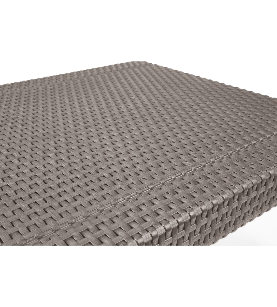 SET DA GIARDINO KETER "ALABAMA LOUNGE" CON DIVANO 2 POSTI, COLORE CAPPUCCINO - KETER
