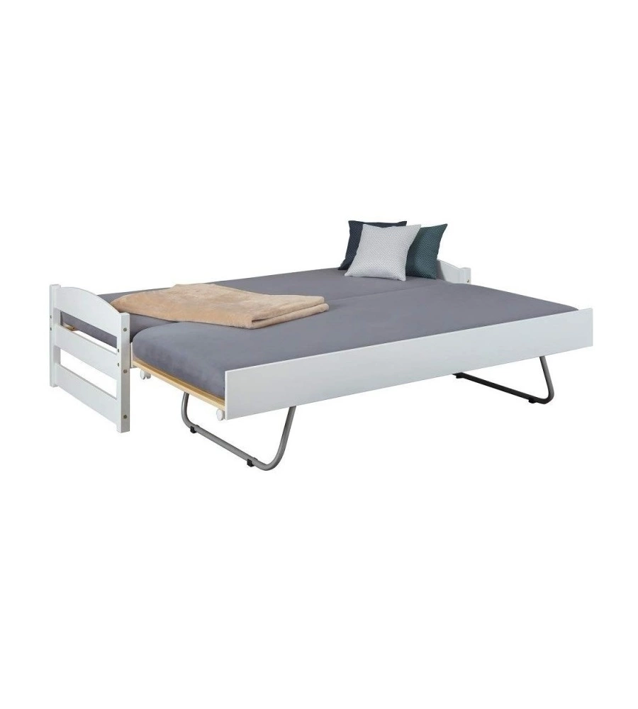 LETTO SINGOLO CON SECONDO LETTO ESTRAIBILE 209X62X97 CM