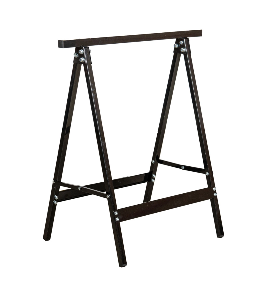 CAVALLETTO PIEGHEVOLE IN METALLO, PORTATA MASSIMA 100 KG - 63,5X43XH72 CM