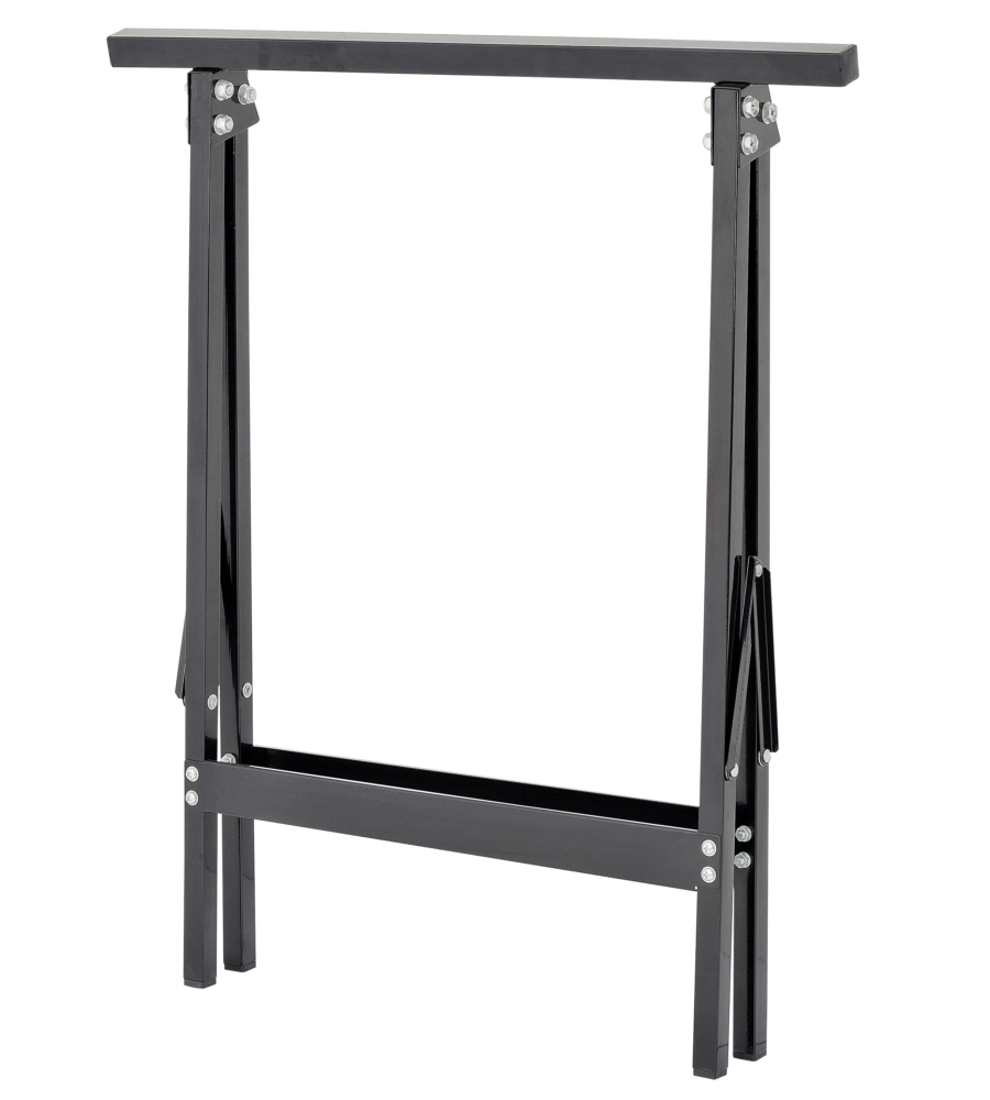 CAVALLETTO PIEGHEVOLE IN METALLO, PORTATA MASSIMA 100 KG - 63,5X43XH72 CM