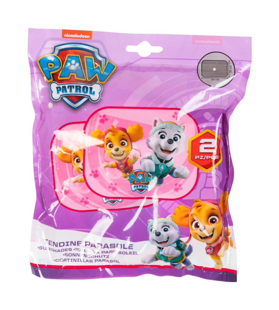 COPPIA TENDINE LATERALI "PAW PATROL GIRL" 44X35 CM