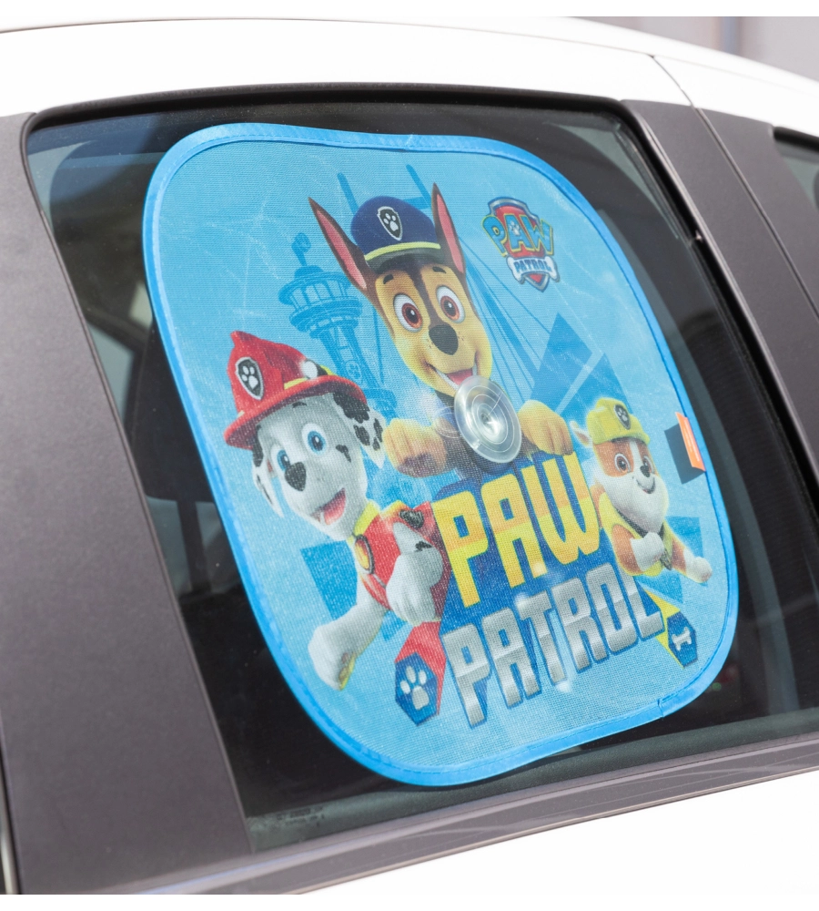 COPPIA TENDINE AUTO LATERALI "PAW PATROL BOY" 44X35 CM