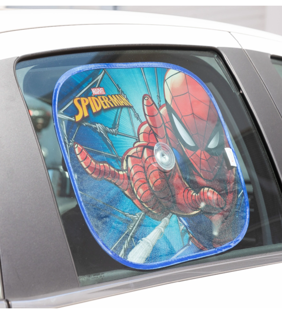 COPPIA TENDINE AUTO LATERALI "SPIDERMAN" 44X35 CM