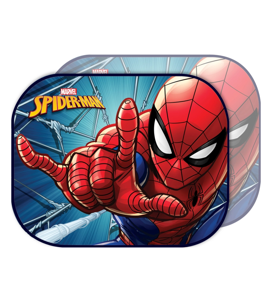 COPPIA TENDINE AUTO LATERALI "SPIDERMAN" 44X35 CM